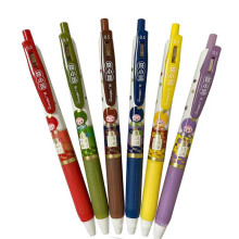 Conjunto de caneta de gel de 6 cores super colorido